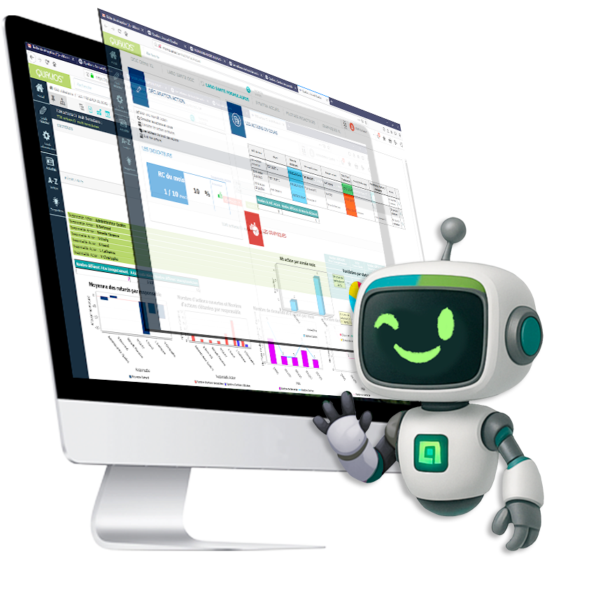 interface tableau de bord